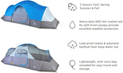 Outbound Dome Tent for Camping With Carry Bag And Rainfly