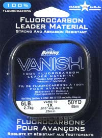 Vanish Fluorocarbon Leader Material Pocket Pack, Clear
